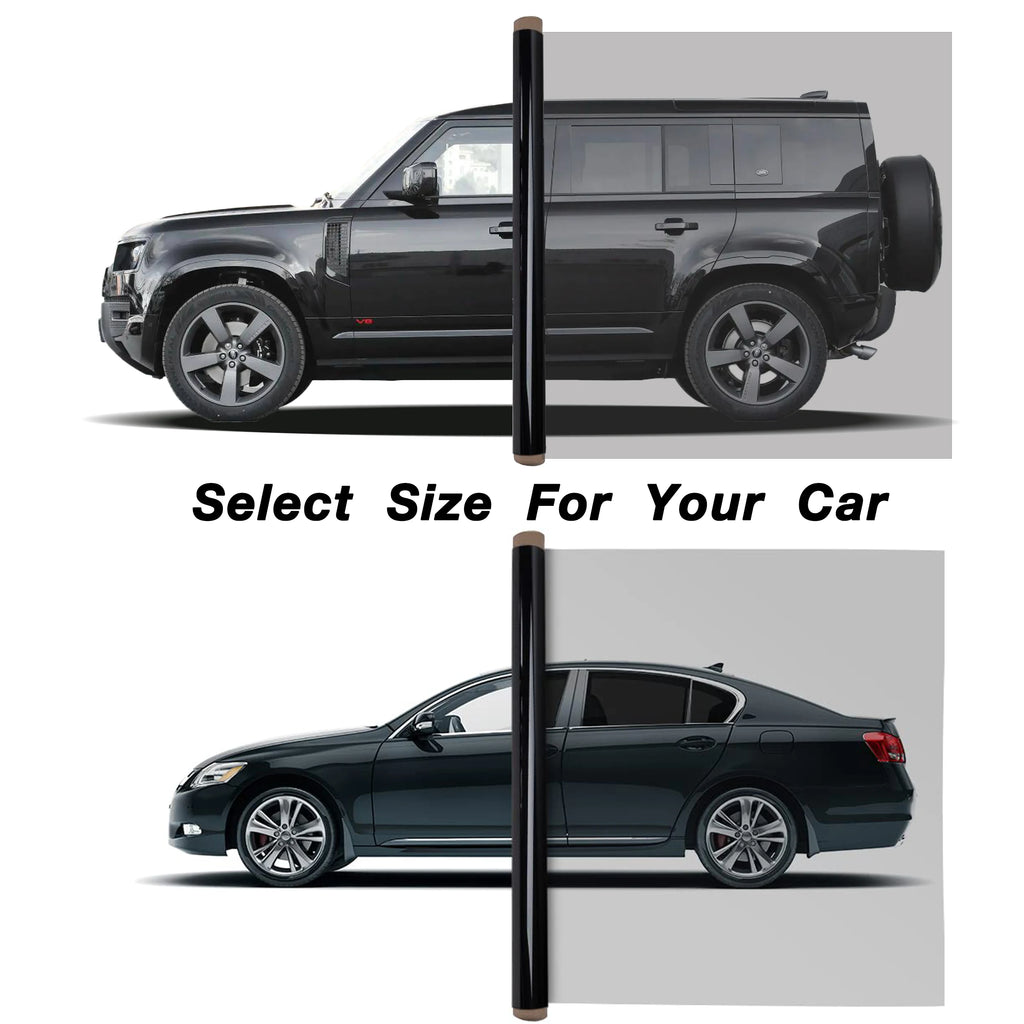 50cm x 3m / 10m Car Window Tint Film Privacy Vinyl Sunshade UV Protection Solar Glass Cover