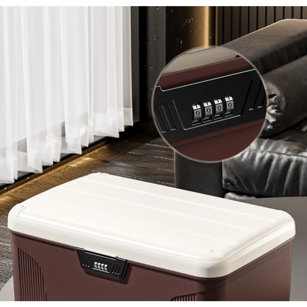 Safe Security Storage Box – Password Lock Organizer for Passport, Cash, Jewelry, and Documents