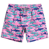 Men's 3D Shark Print Swim Shorts – Beach Board Shorts for Men & Kids thumbnail 4