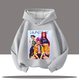 K-pop Demon Hunters Hoodie for Kids – Boys & Girls Fashion Pullover with Saja Print thumbnail 15