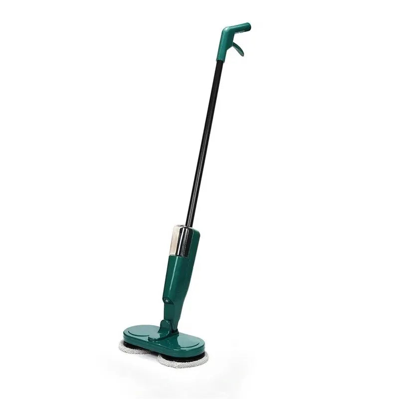 Wireless Electric Spin Mop Cleaner 2-in-1 Wet & Dry Floor, Glass & Window Scrubber