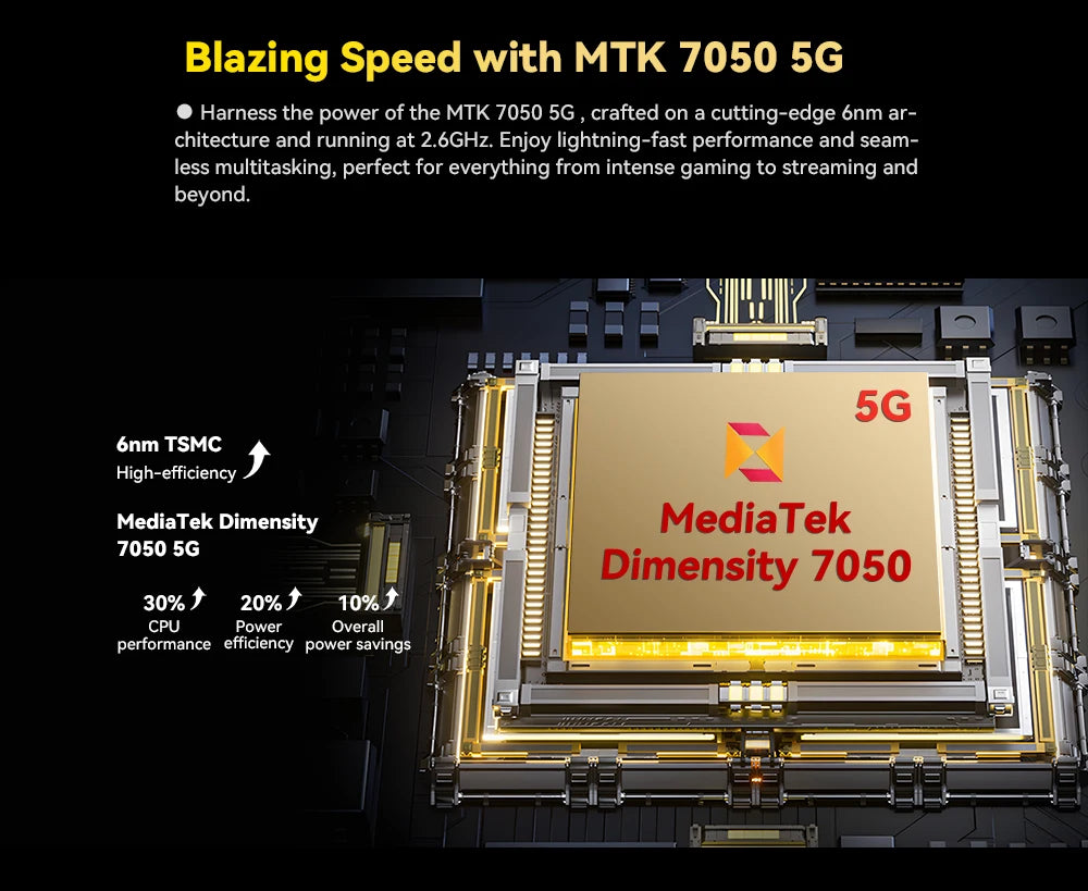CUBOT KingKong X Rugged 5G Smartphone, 32GB RAM (16GB+16GB), 256/512GB ROM, 10200mAh, 6.583" 120Hz Display, NFC, WiFi 6, 100MP Camera