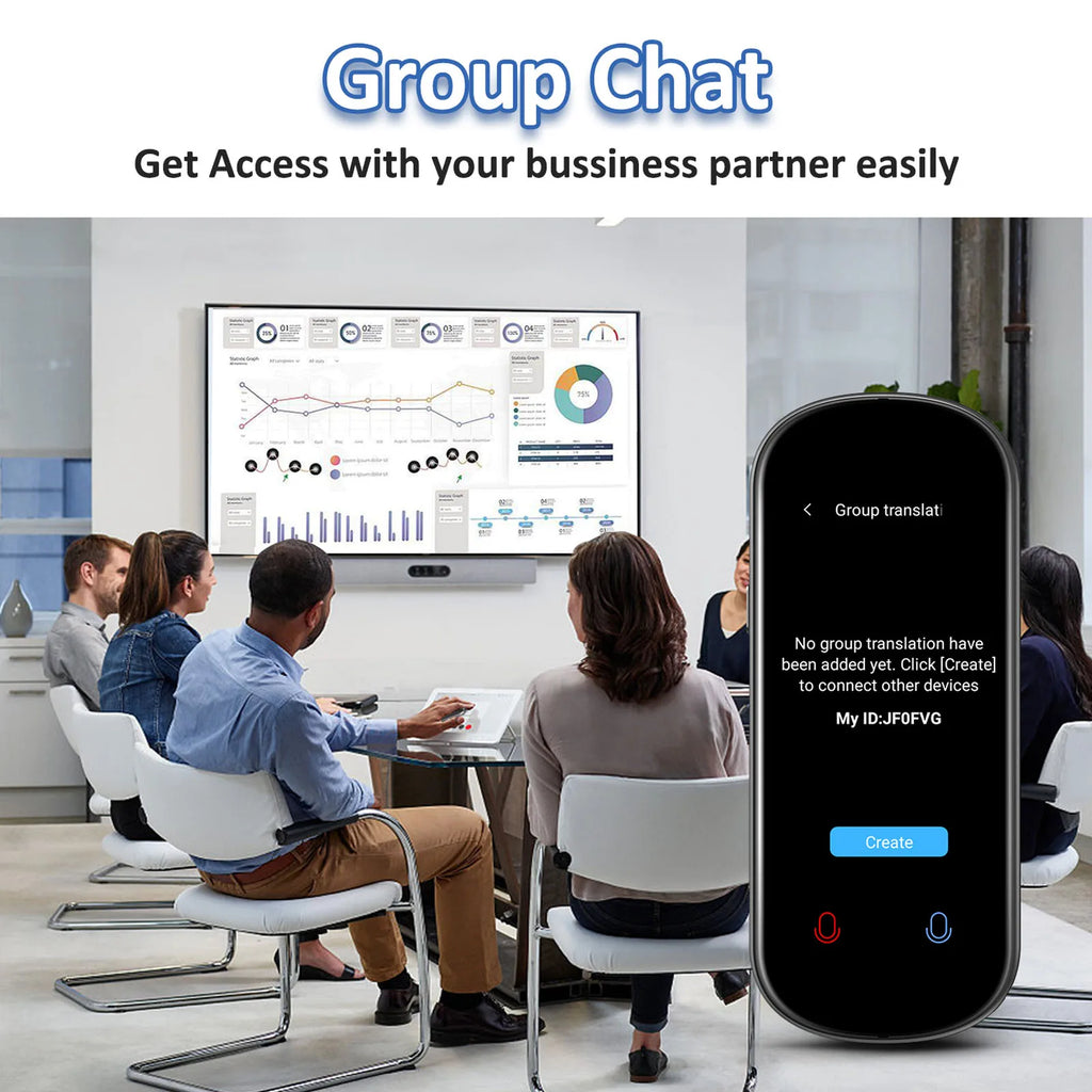 Z2 Instant AI Voice Translator 3.1” Touch Screen Portable Real-Time Translator with Recording & Photo for Travel, Learning, and Meetings