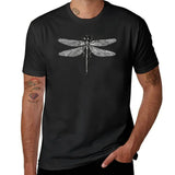 Men’s Dragonfly Print T-Shirt – Quick-Dry Cotton Casual Tee thumbnail 15