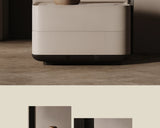 Nordic Minimalist Bedside Table with Storage Drawers – Modern Glamour Nightstand for Bedroom thumbnail 8