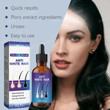 White to Black Gray Hair Serum – Natural Color Repair & Nourishing Essence for Men and Women thumbnail 6