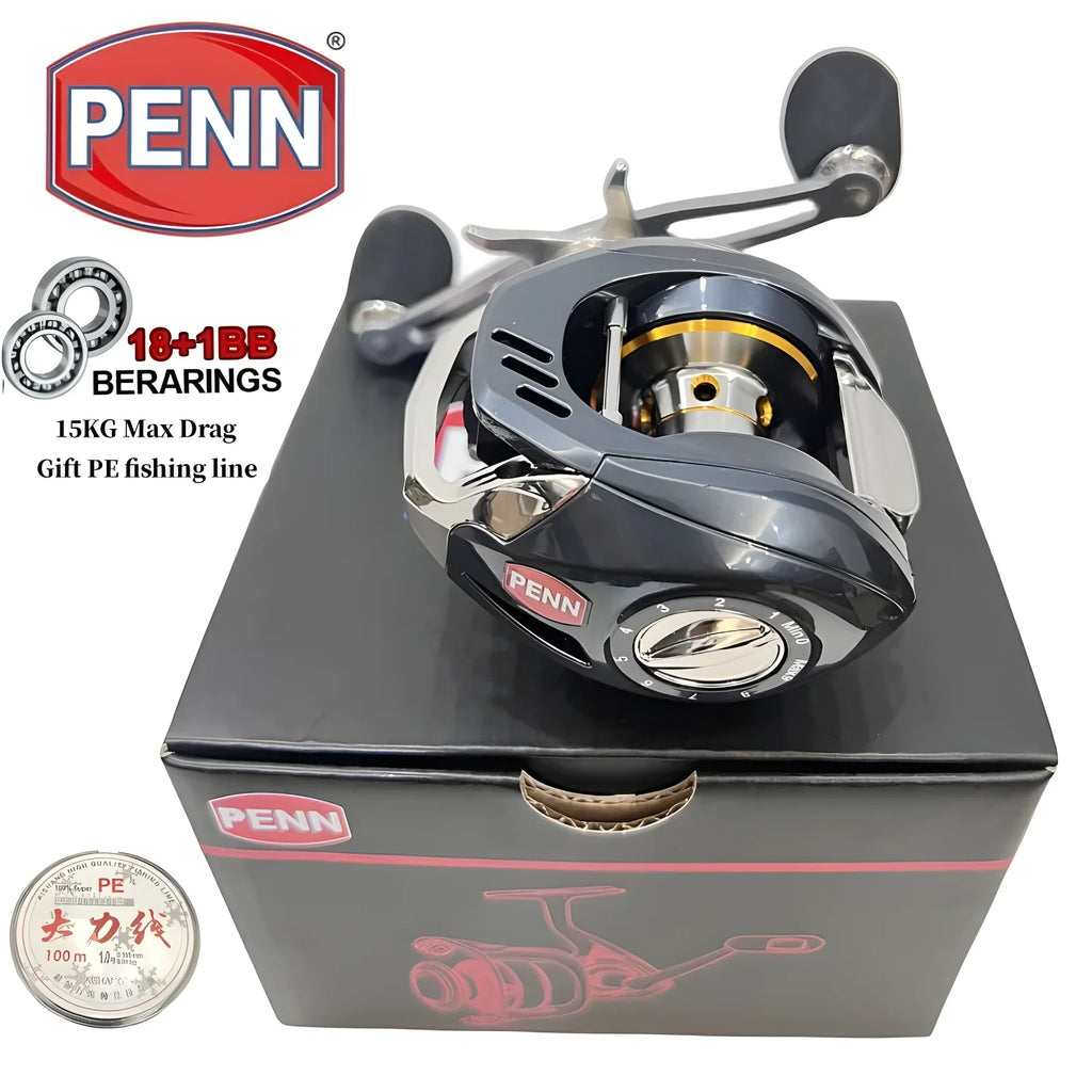 PENN LJ101 High-Speed Baitcast Reel – Precision, Power & Performance