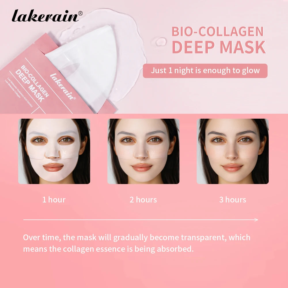 Bio-Collagen Deep Face Mask Overnight Hydrating Pore Minimizing Brightening Treatment 34g