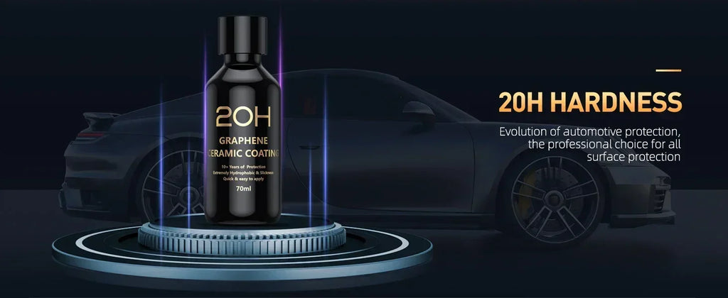 Graphene Ceramic Coating 20H/12H with Self-Healing & UV Track Technology – 10+ Year Car Paint Protection