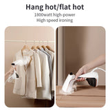 1800W Handheld Garment Steamer with Touch Screen Control and 320ml Water Tank thumbnail 4