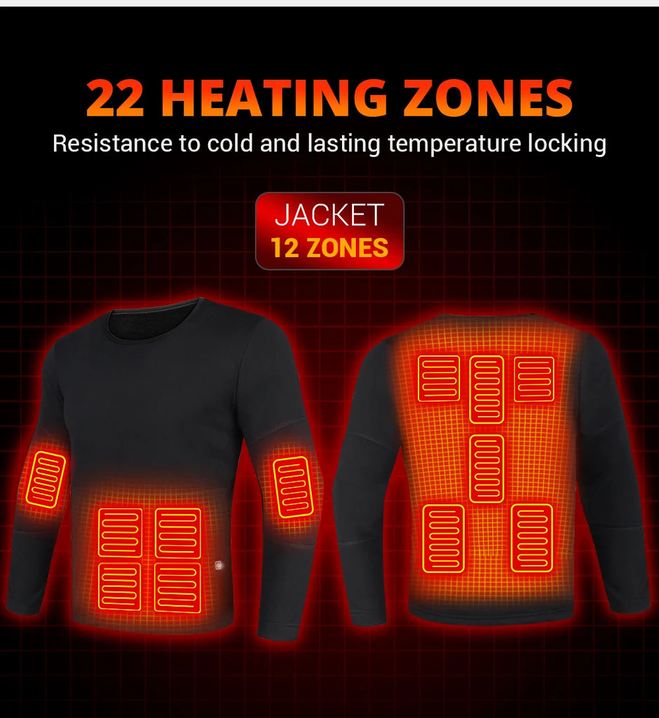 Self-Heating Thermal Jacket & Pants Set – USB Electric Heated Clothing for Men & Women | IRONRIDE