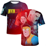 Anime Invincible 3D Printed Oversized Summer T-Shirt – Unisex Casual Tee for Men, Women & Kids thumbnail 28