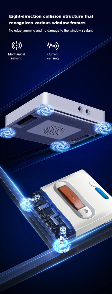 Liectroux S11 Window Vacuum Robot Cleaner – 8000Pa Smart Glass, Wall & Tile Cleaning Robot with 4-Way Water Spray