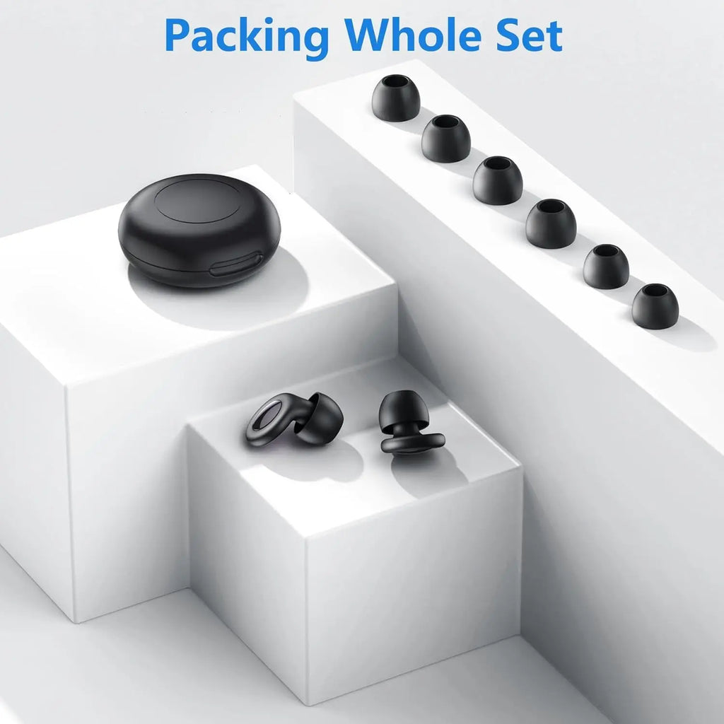 Premium Silicone Noise Cancelling Ear Plugs (Up to 30dB) – Reusable Sleep, Travel & Concert Ear Protection