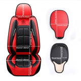 Full Leather Car Seat Cushion – All Season Universal Driver & Passenger Seat Cover Pad | 1pc or 2pcs thumbnail 2