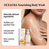 OceAura Hydrating Body Wash Moisturizing Brightening Shower Gel 100ml Natural Plant Formula thumbnail 4