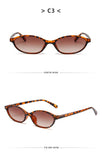Retro Oval Cat Eye UV400 Sunglasses for Women – Trendy Small Frame Punk Sun Protection Shades thumbnail 19