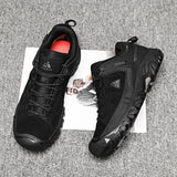 HIKEUP Men’s High-Quality Hiking Shoes – Durable Leather Climbing & Outdoor Walking Sneakers thumbnail 44