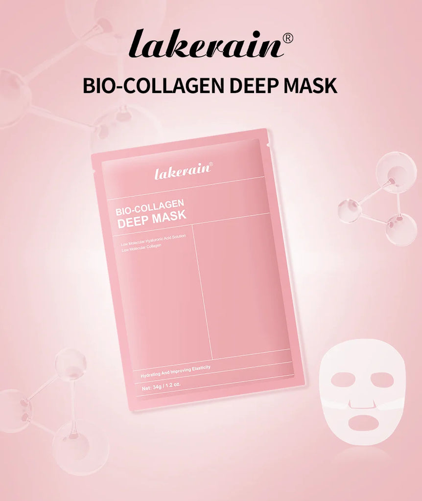 Bio-Collagen Deep Face Mask Overnight Hydrating Mud Mask for Pore Minimizing, Firming and Brightening 34g