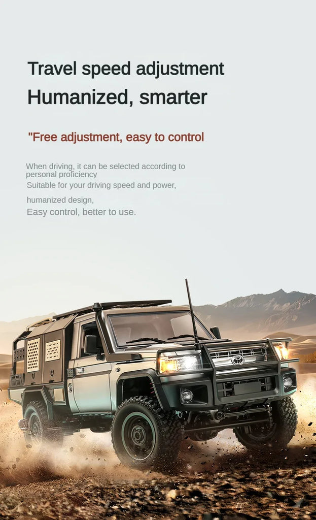 ZWN MN82 / MN82S LC79 1:12 Scale 4WD RC Pickup Truck – Full Scale Off-Road Climbing Remote Control Car