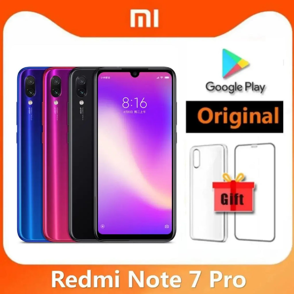 Xiaomi Redmi Note 7 PRO 6GB 128GB Snapdragon 660AIE Smartphone 48MP+5MP Dual Camera
