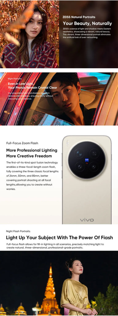 Original vivo X300 Pro 5G Smartphone 6.78" AMOLED 120Hz Screen 200MP APO Super Telephoto Lens 6510mAh