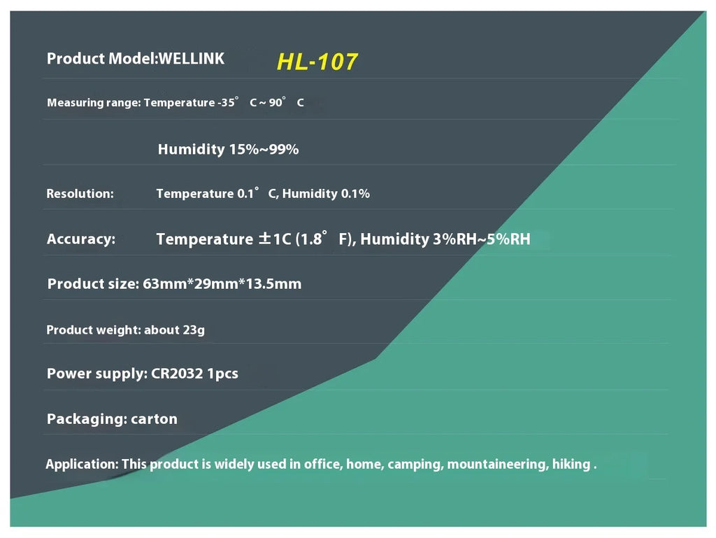 Xiaomi MIJIA Outdoor Digital Thermometer & Hygrometer – Indoor/Outdoor Temperature & Humidity Sensor