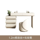 Mirror Drawers Vanity Table with Chair – Modern Bedroom Makeup Storage Organizer thumbnail 42