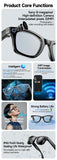 GUHUAVMI Smart Glasses for Men – 8MP Camera | WiFi | Bluetooth | AI Features | IP65 Waterproof thumbnail 8