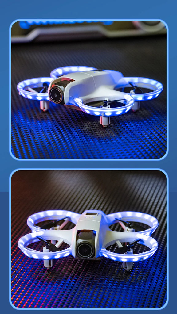 H135 Mini Drone WiFi FPV with 4K Camera, Foldable Quadcopter with Colorful Lights – RC Toys & Gifts