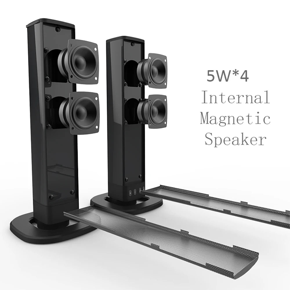 Powerful Wireless Soundbar with Subwoofer – TV, PC & Home Theater Speaker