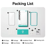 Joyroom HD Glass Screen Protector for iPhone 16/15/14/13/12/11 Pro Max – Full Coverage Tempered Glass (1/2/3pcs) thumbnail 6
