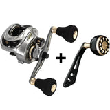 SeaSir Megacuda 15KG Drag Baitcasting Reel – Deep Spool, Aluminum Frame, Carbon Side, Double Handle Jigging Reel for Fresh & Saltwater Fishing thumbnail 20