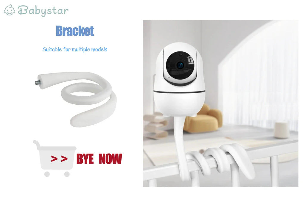 Babystar 5" Video Baby Monitor with Remote Pan-Tilt-Zoom Camera and Two-Way Audio