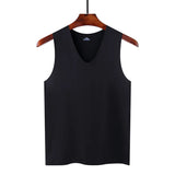 Men’s Seamless Ice Silk Tank Top Sleeveless Vest – Breathable Sport & Casual Undershirt for Gym and Summer Wear thumbnail 21