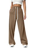 Autumn & Winter Women’s Elastic Waist Wide Leg Casual Pants thumbnail 20
