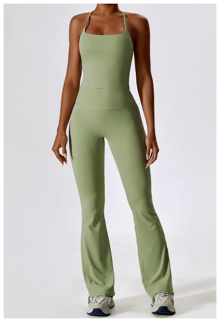 Seamless 2-Piece Women’s Yoga Set – Fitness Leggings & Sports Bra Workout Suit