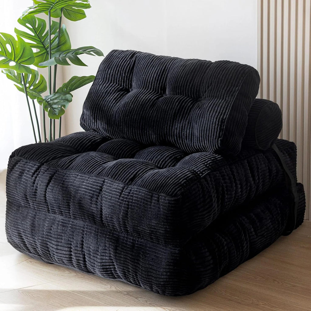 Vacuum Compression Foldable Fabric Sofa Bed – Nordic Modular Corner Couch