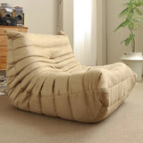 MOMO Caterpillar Single Recliner Lazy Sofa Wabi-Sabi Style Fabric Lounge Chair 78x103cm thumbnail 33