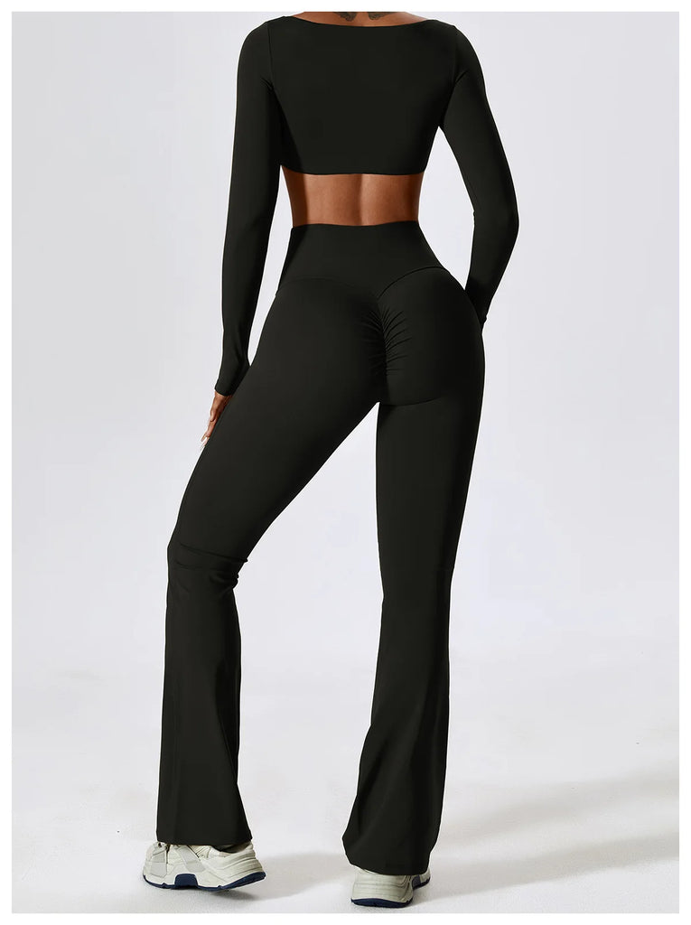 Seamless 2-Piece Women’s Yoga Set – Fitness Leggings & Sports Bra Workout Suit