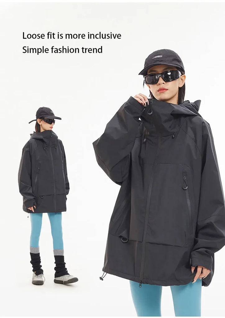 Unisex Waterproof Hiking Jacket – Premium Windproof Outdoor Sports Coat