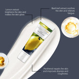 OceAura Basil Lemon Shower Gel & Body Lotion Set – Exfoliating Deep Cleansing, Moisturizing, Brightening & Smoothing Body Care thumbnail 3