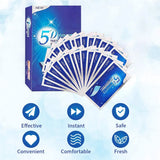 VACLAV 5D Teeth Whitening Strips Kit – 7/14/21/28 Pairs – Home Use Whitening for Coffee & Smoking Stains thumbnail 2