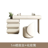 Mirror Drawers Vanity Table with Chair – Modern Bedroom Makeup Storage Organizer thumbnail 37