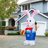 6ft LED Inflatable Easter Bunny with Eggs – Luminous Garden Decoration thumbnail 9