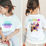 K-Pop Korean Wave Demon Hunter Kids 100% Cotton T-Shirt – Summer Street Style Cartoon Tee for Boys and Girls thumbnail 22