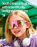 SCVCN Kids Photochromic Cycling Sunglasses UV400 TR90 Lightweight Sports Glasses for Boys and Girls Age 6–14 thumbnail 7