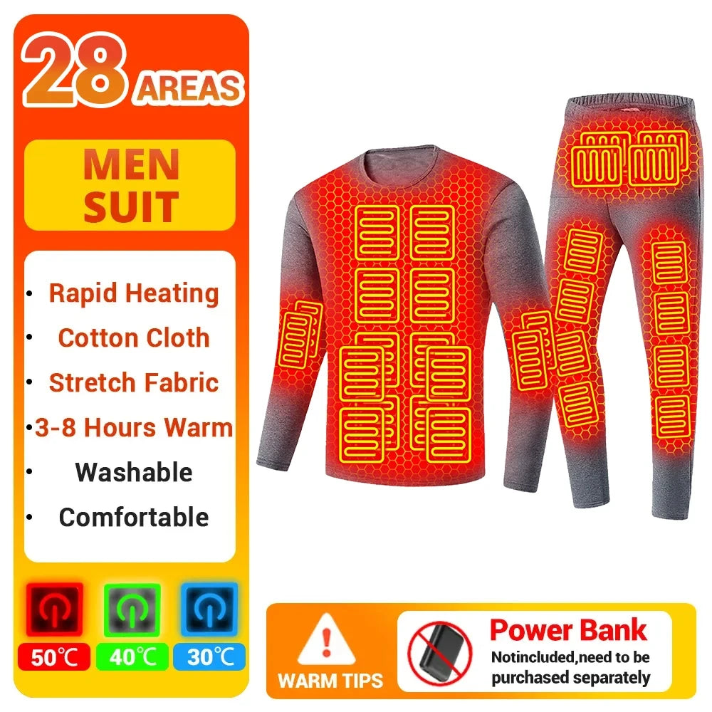 Self-Heating Thermal Jacket & Pants Set – USB Electric Heated Clothing for Men & Women | IRONRIDE