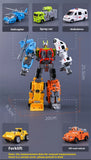 Transformation Toy Robot 6-in-1 Rescue Team Combined Alloy Robot – Birthday Gift thumbnail 5