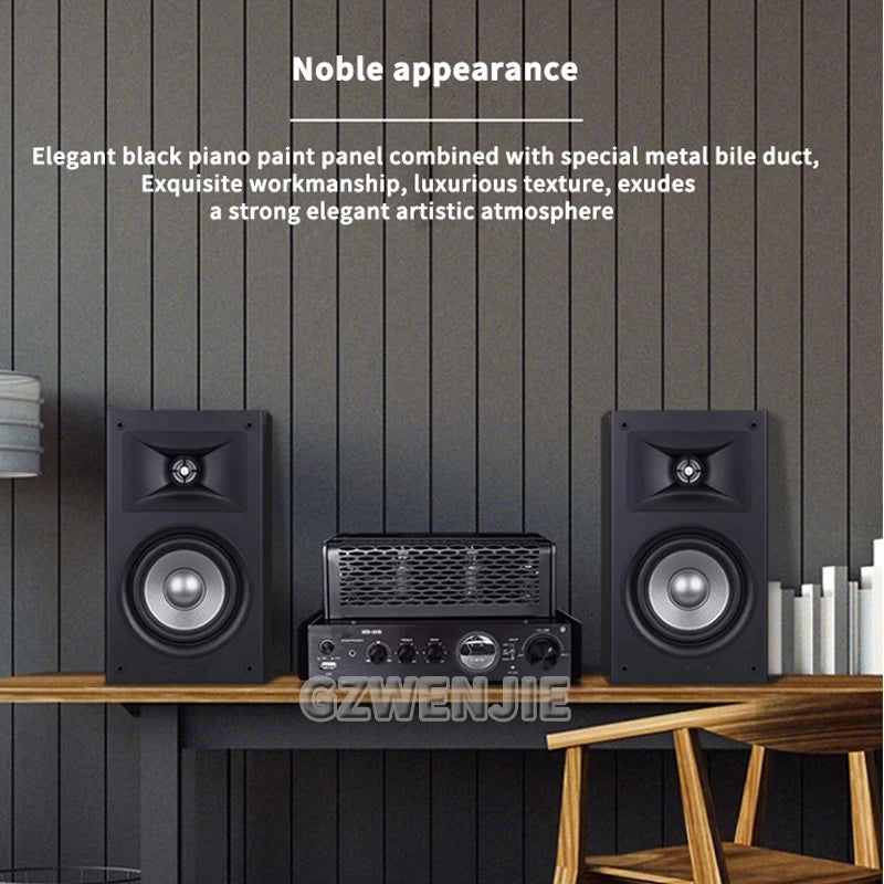 4.2 Intelligent Home Combo Theater Bluetooth Speaker Wooden Subwoofer 3D Surround Sound Vacuum Tube Amplifier 150W